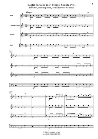 Eight Sonatas in F Major , Sonata Nr.1