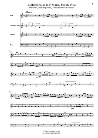 Eight Sonatas in F Major , Sonata Nr.3