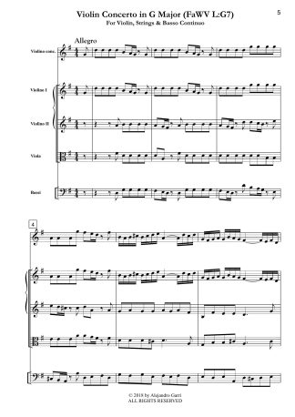 Violin Concerto in G Major (FaWV L:G7)
