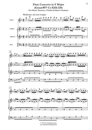 Flute Concerto in F Major (GraunWV Cv:XIII:129)