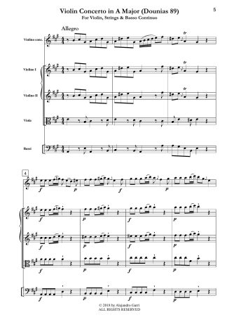 Violin Concerto in A Major (Dounias 89)