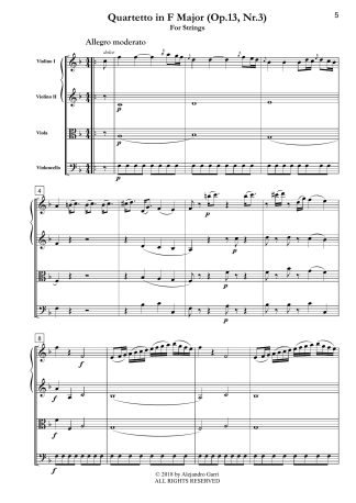 String Quartet in F Major (Op.13, Nr.3)