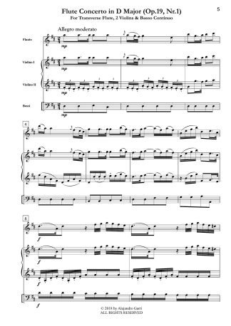 Flute Concerto in D Major, Op.19, Nr.1