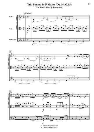 Trio Sonata in F Major, (Op.14, G.95)