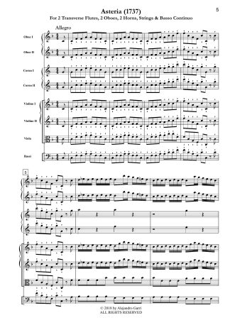 , Il Sassone, Opera Overtures, Volume N°21, Asteria, (1737)