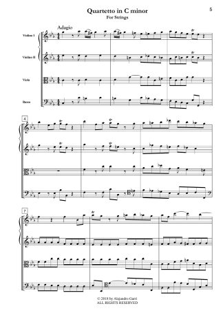 Quartetto in C minor