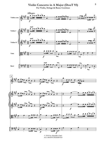 Violin Concerto in A Major (DouT 93)