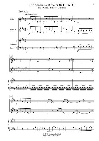 Trio Sonata in D Major (DTB 16 D 3)