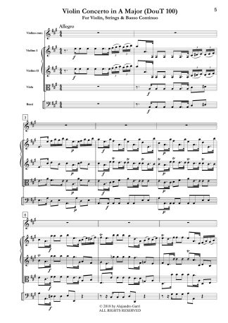 Violin Concerto in A Major (DouT 100)