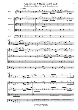 Concerto in A Major (MWV 6.18)