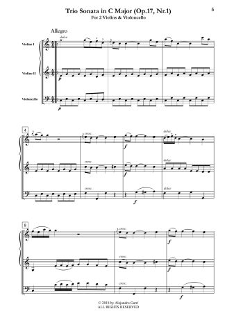 Trio Sonata in C Major (Op.17, Nr.1)
