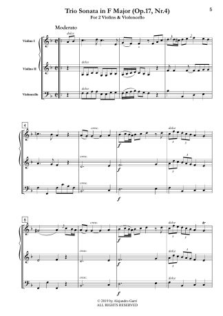 Trio Sonata in F Major (Op.17, Nr.4)
