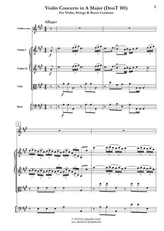 Violin Concerto in A Major (DouT 101)