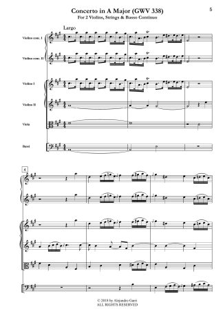 Concerto in A Major (GWV 338)