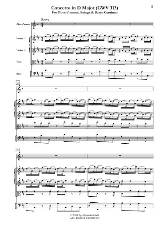 Concerto in D Major (GWV 313)