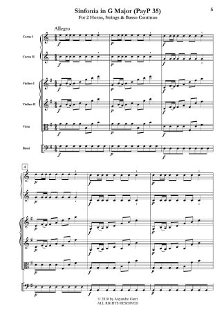 Sinfonia in G Major (PayP 35)