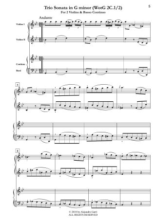 Trio Sonata in G minor (WotG 2.C1/2)