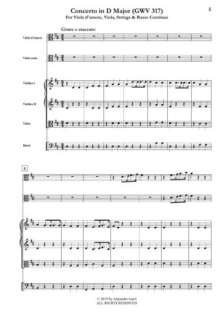 Concerto in D Major (GWV 317)