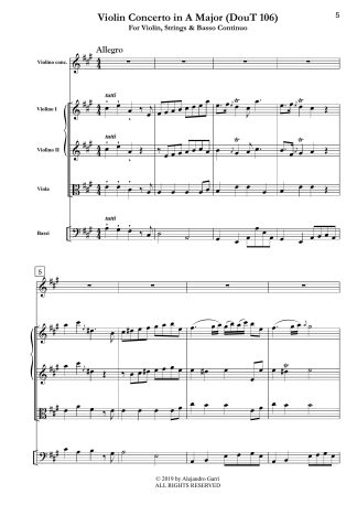 Violin Concerto in A Major (DouT 106)