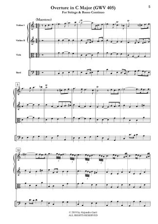 Overture in C Major (GWV 405)