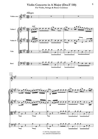 Violin Concerto in A Major (DouT 110)