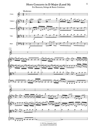 Horn Concerto in D Major (Lund 16)