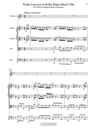 Violin Concerto in B-flat Major (DouT 119)