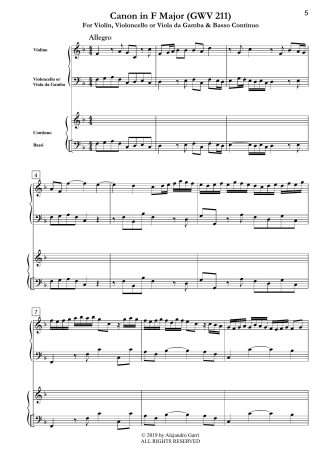 Canon in F Major (GWV 211)