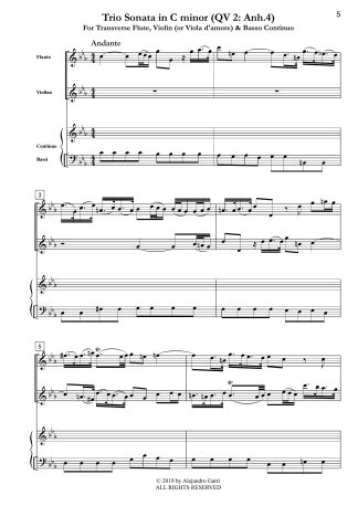 Trio Sonata in C minor (QV 2: Anh.4)