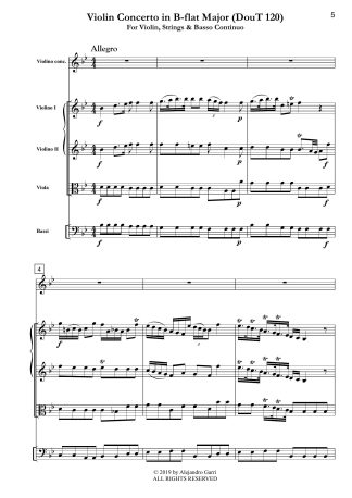 Violin Concerto in B-flat Major (DouT 120)