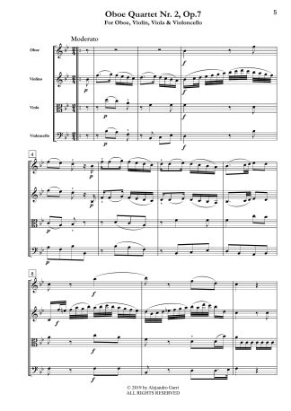 Oboe Quartet (Op.7, Nr.2)