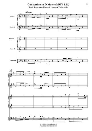 Concertino in D Major (MWV 8.11)