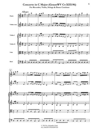 Concerto in C Major(GraunWV Cv:XIII:96)