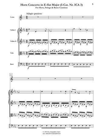 Horn Concerto in E-flat Major (I-Cat. Nr. ICA 3)