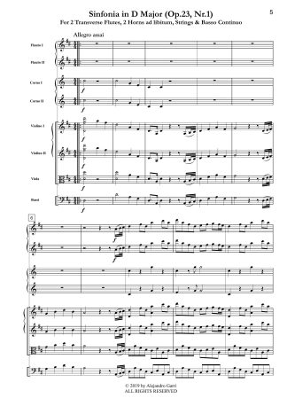 Sinfonia in D Major (Op.23, Nr.1)