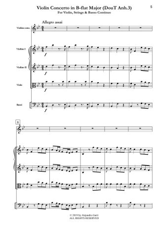 Violin Concerto in B-flat Major (DouT Anh.3)