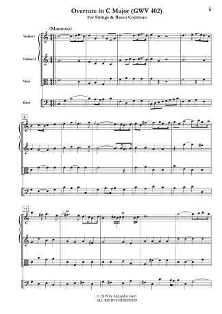 Overture in C Major (GWV 402)