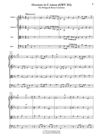 Overture in C minor (GWV 411)