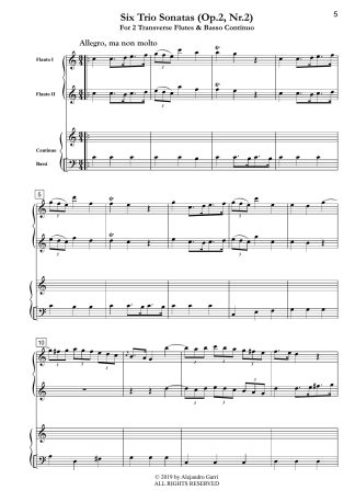 Six Trio Sonatas (Op.2, Nr.2)
