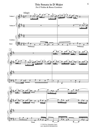 Trio Sonata in D Major (I-Cat. Nr. ILL 70)
