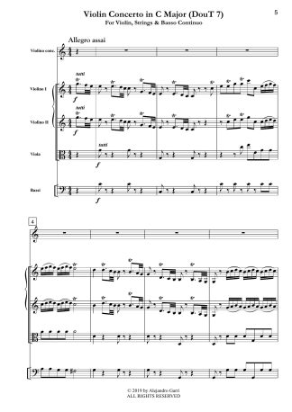 Violin Concerto in C Major (DouT 7)