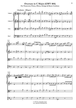 Overture in C Major (GWV 404)