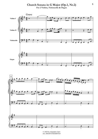Church Sonata in G Major (Op.1, Nr.2)