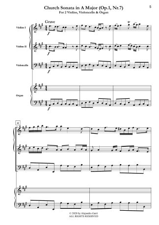 Church Sonata in A Major (Op.1, Nr.7)