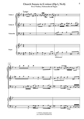 Church Sonata in G minor (Op.1, Nr.8)