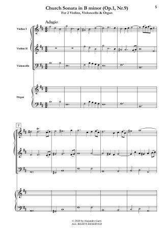 Church Sonata in B minor (Op.1, Nr.9)