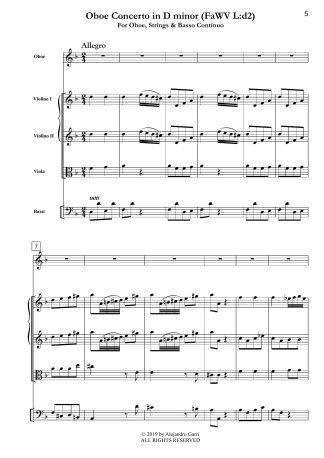 Oboe Concerto in D minor (FaWV L:d2)