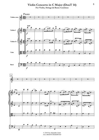 Violin Concerto in C Major (DouT 14)