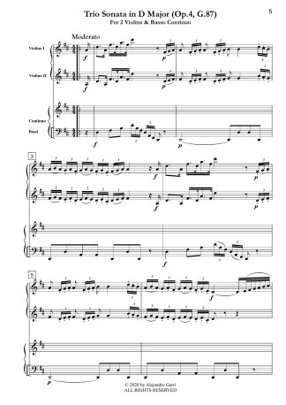 Trio Sonata in F minor (Op.4, G.87)