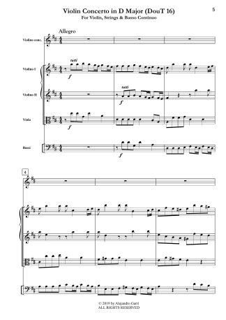 Violin Concerto in D Major (DouT 16)